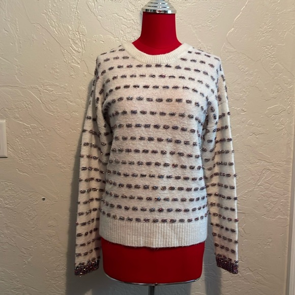 Tinsel Striped Sweater - Picture 2 of 7
